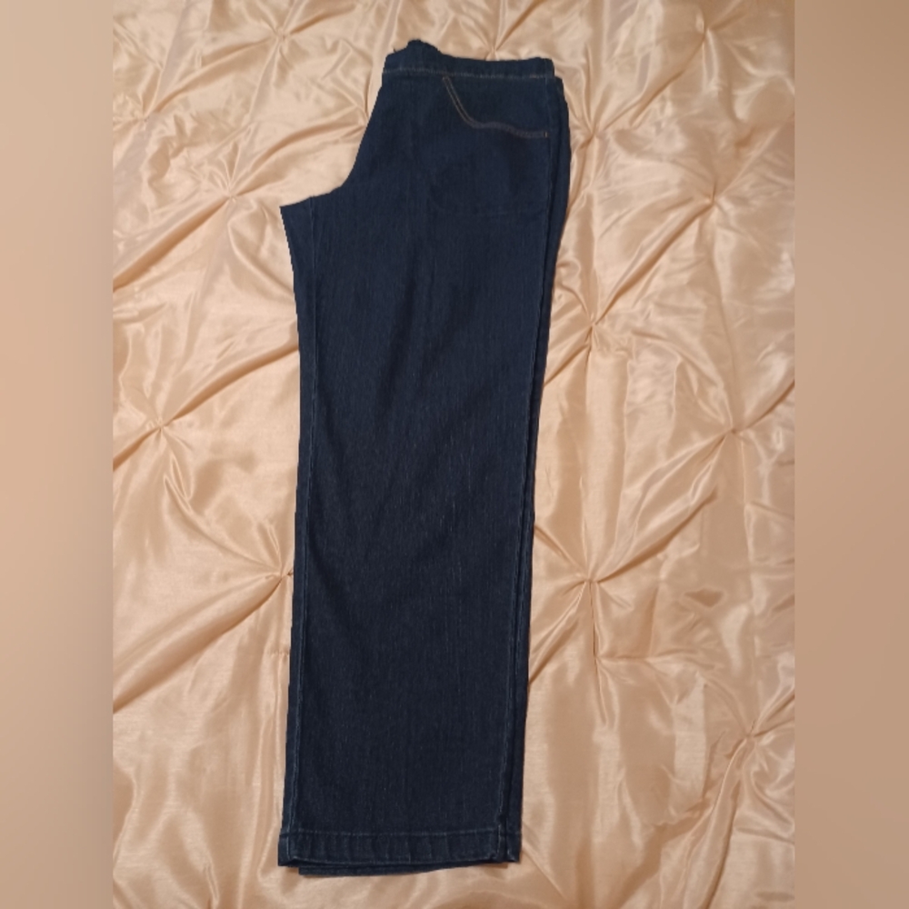 Dark Blue Denim Jeans (Pull On)Size XL - Picture 9 of 11